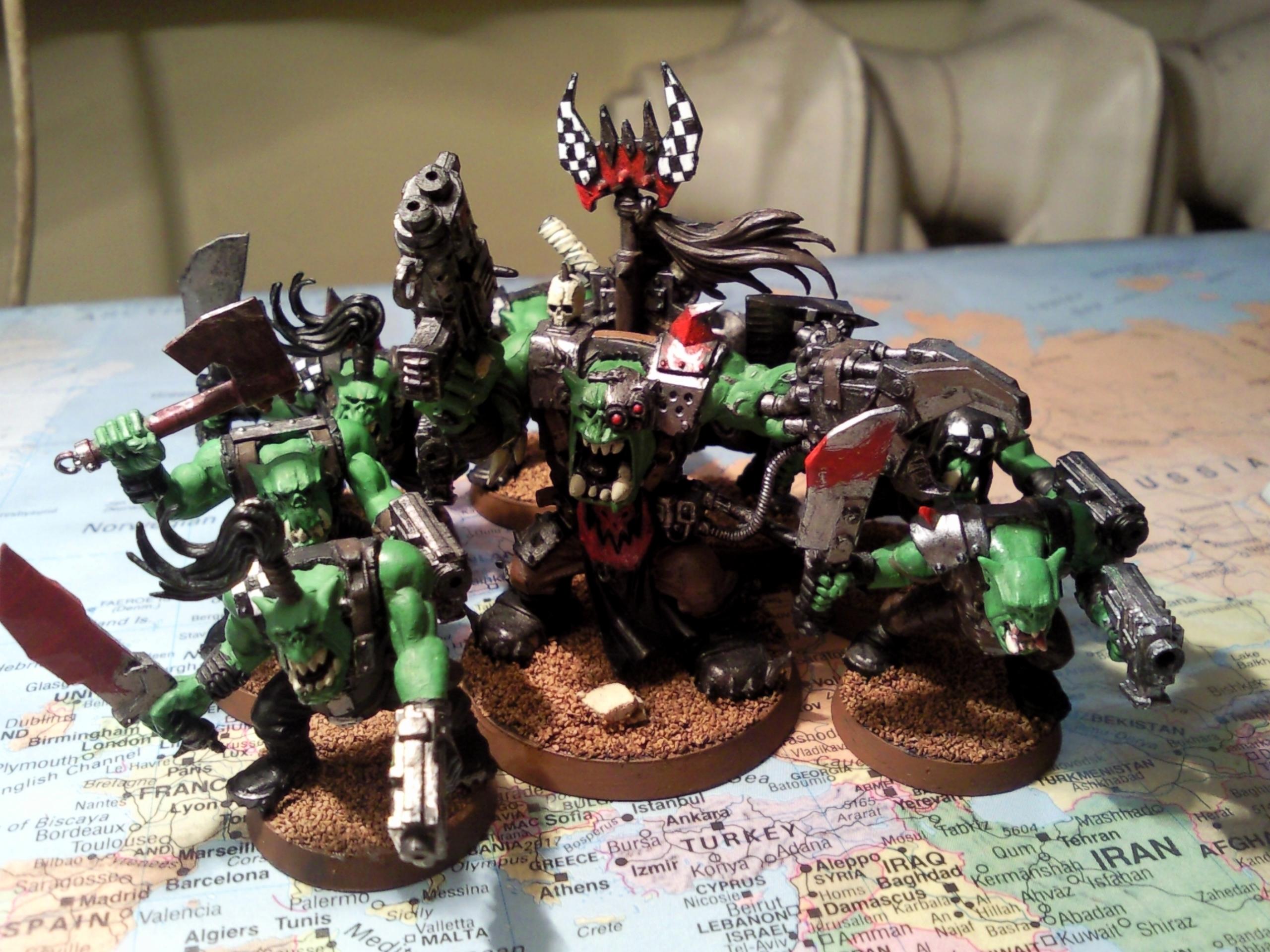 Armée Warhammer 40K Orks - Lootas, Black Reach Boss, Deffkoptas & Boys (GW 1992)